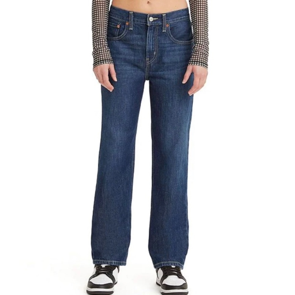 Levi’s low pro straight jeans